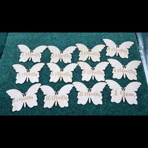 Butterfly Baby Monthly Milestone